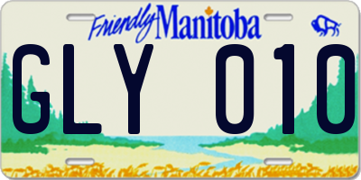 MB license plate GLY010