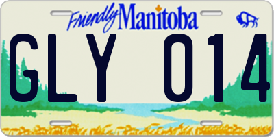 MB license plate GLY014