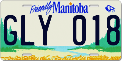MB license plate GLY018