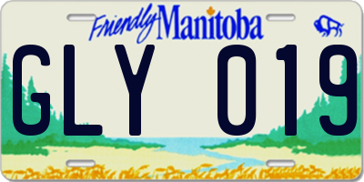 MB license plate GLY019