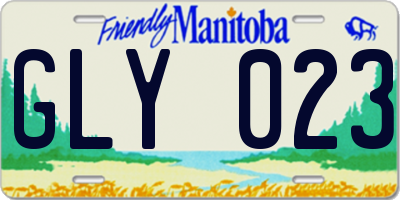 MB license plate GLY023