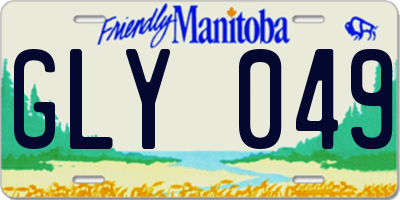 MB license plate GLY049