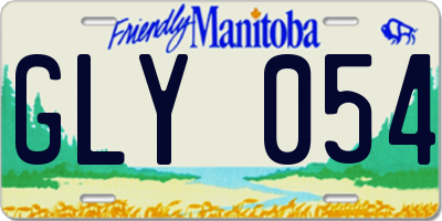 MB license plate GLY054