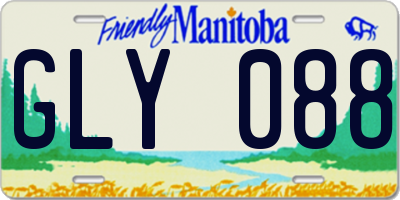 MB license plate GLY088