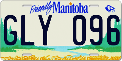 MB license plate GLY096