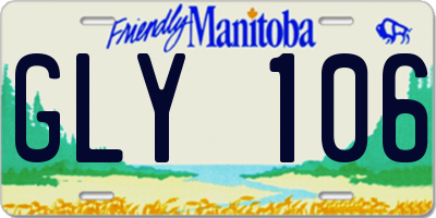 MB license plate GLY106