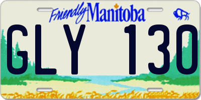 MB license plate GLY130