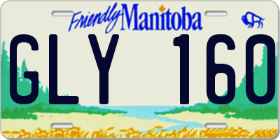 MB license plate GLY160