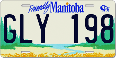 MB license plate GLY198