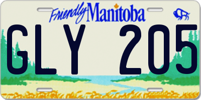 MB license plate GLY205
