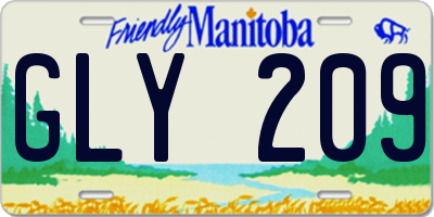 MB license plate GLY209