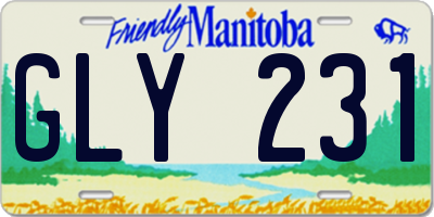 MB license plate GLY231