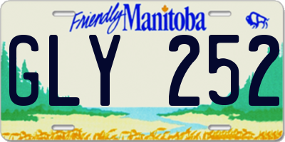 MB license plate GLY252