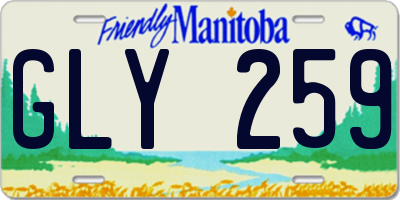MB license plate GLY259