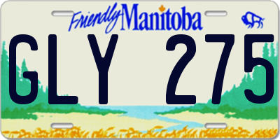 MB license plate GLY275
