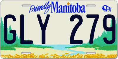 MB license plate GLY279