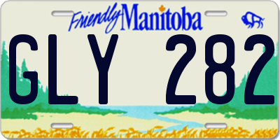 MB license plate GLY282