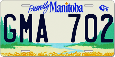 MB license plate GMA702