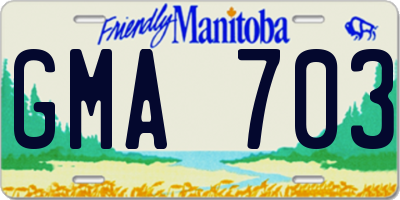 MB license plate GMA703