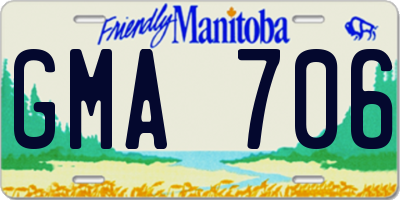 MB license plate GMA706