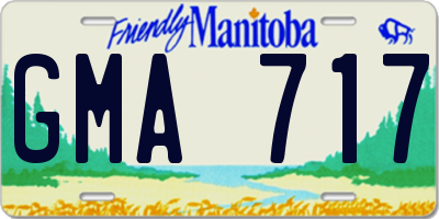 MB license plate GMA717
