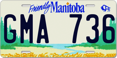 MB license plate GMA736