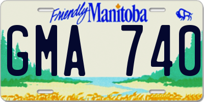 MB license plate GMA740