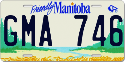 MB license plate GMA746