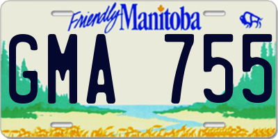 MB license plate GMA755