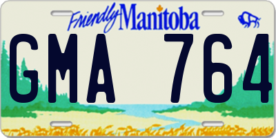 MB license plate GMA764