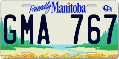 MB license plate GMA767