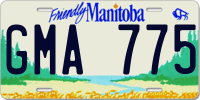 MB license plate GMA775