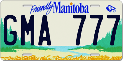 MB license plate GMA777