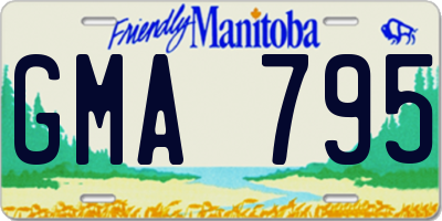 MB license plate GMA795