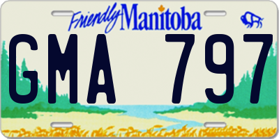 MB license plate GMA797