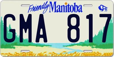 MB license plate GMA817