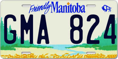 MB license plate GMA824
