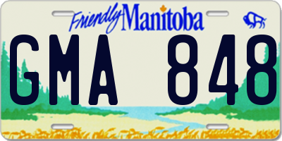 MB license plate GMA848