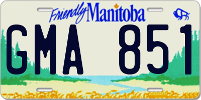 MB license plate GMA851