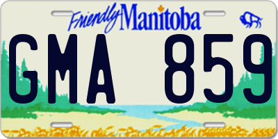 MB license plate GMA859