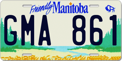 MB license plate GMA861