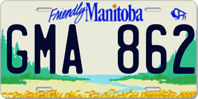 MB license plate GMA862