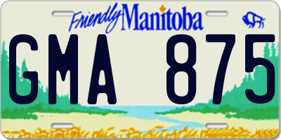MB license plate GMA875