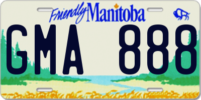 MB license plate GMA888