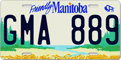 MB license plate GMA889