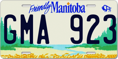 MB license plate GMA923