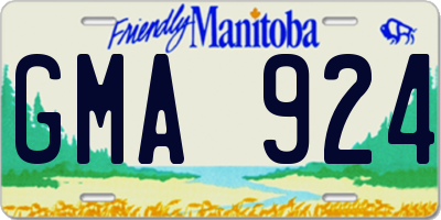 MB license plate GMA924
