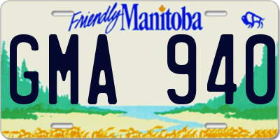 MB license plate GMA940