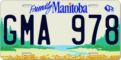 MB license plate GMA978