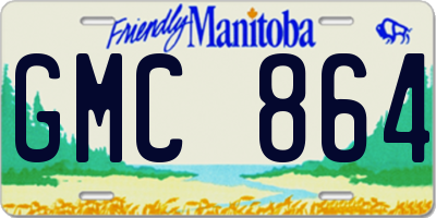 MB license plate GMC864